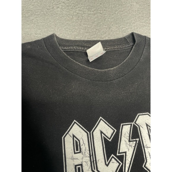 Vintage 2005 ACDC "Back In Black" T-shirt Mens XL Rock Metal Concert Band - Picture 8 of 12